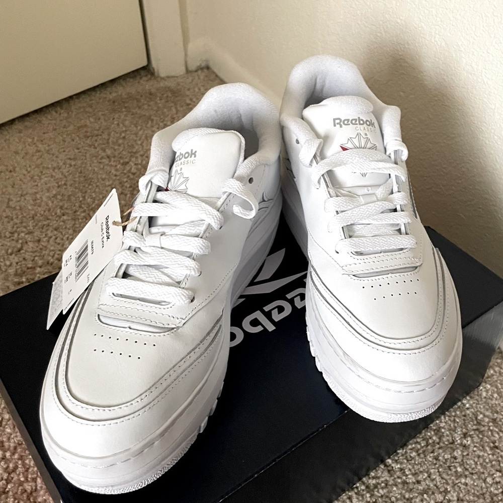 Reebok Women's Club C Extra Sneaker - White NWT